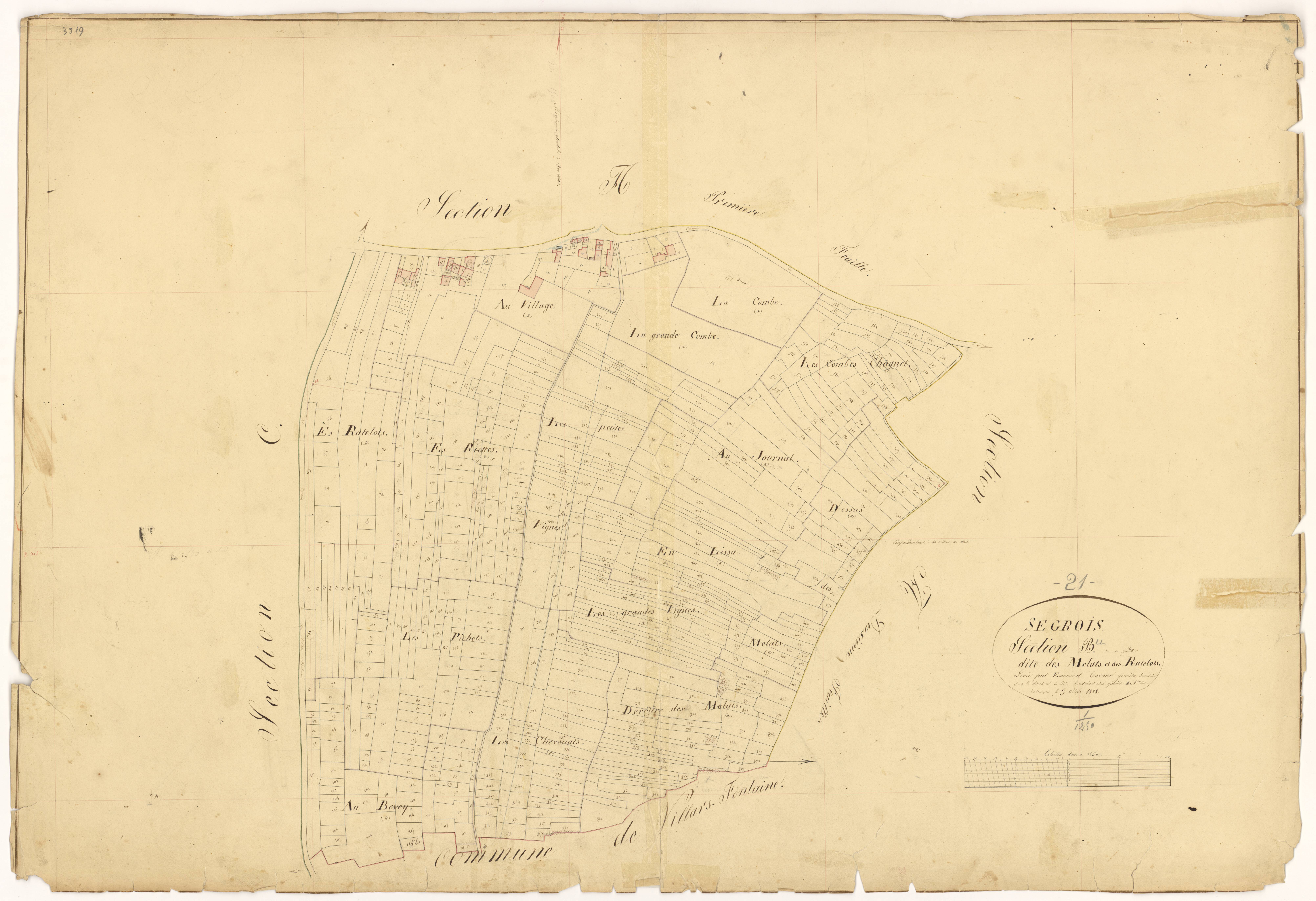 Segrois - Section B - 3 P PLAN 597/4