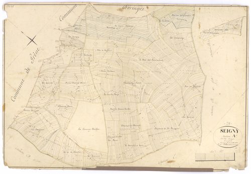Seigny - Section A - 3 P PLAN 598/2