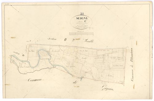 Seigny - Section C - 3 P PLAN 598/5