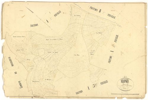 Selongey - Section A2 - 3 P PLAN 599/3