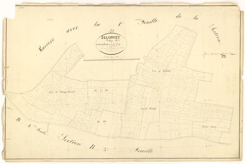 Selongey - Section B2 - 3 P PLAN 599/7