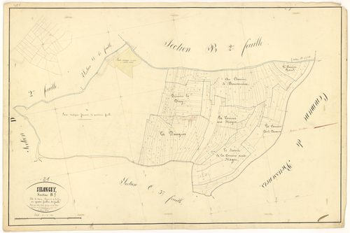 Selongey - Section B3 - 3 P PLAN 599/8