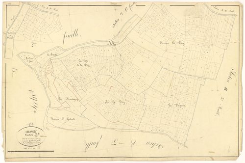 Selongey - Section B4 - 3 P PLAN 599/9