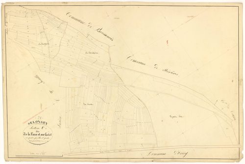 Selongey - Section C1 - 3 P PLAN 599/10