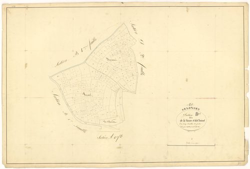 Selongey - Section D1 - 3 P PLAN 599/14