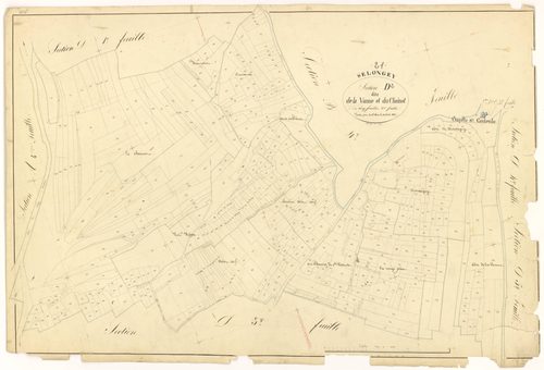 Selongey - Section D2 - 3 P PLAN 599/15