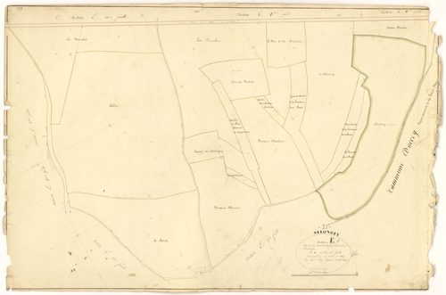 Selongey - Section E1 - 3 P PLAN 599/19