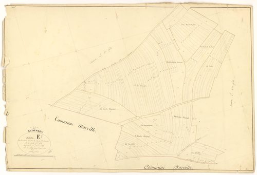 Selongey - Section E7 - 3 P PLAN 599/25