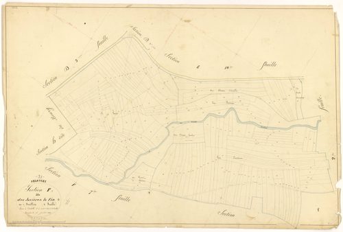 Selongey - Section F1 - 3 P PLAN 599/32