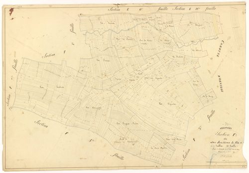 Selongey - Section F2 - 3 P PLAN 599/33