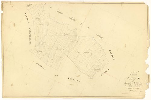 Selongey - Section F3 - 3 P PLAN 599/34