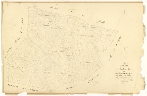 Selongey - Section F4 - 3 P PLAN 599/35