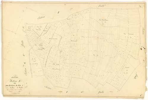 Selongey - Section F6 - 3 P PLAN 599/37