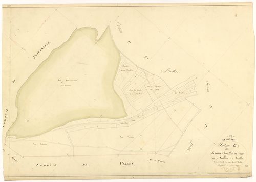 Selongey - Section G1 - 3 P PLAN 599/39