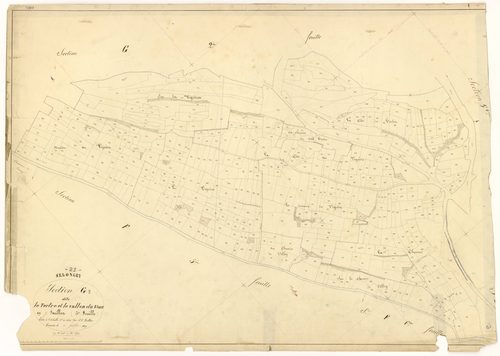 Selongey - Section G3 - 3 P PLAN 599/41