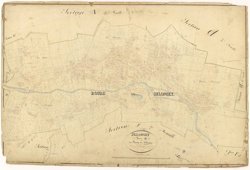 Selongey - Section H - 3 P PLAN 599/44