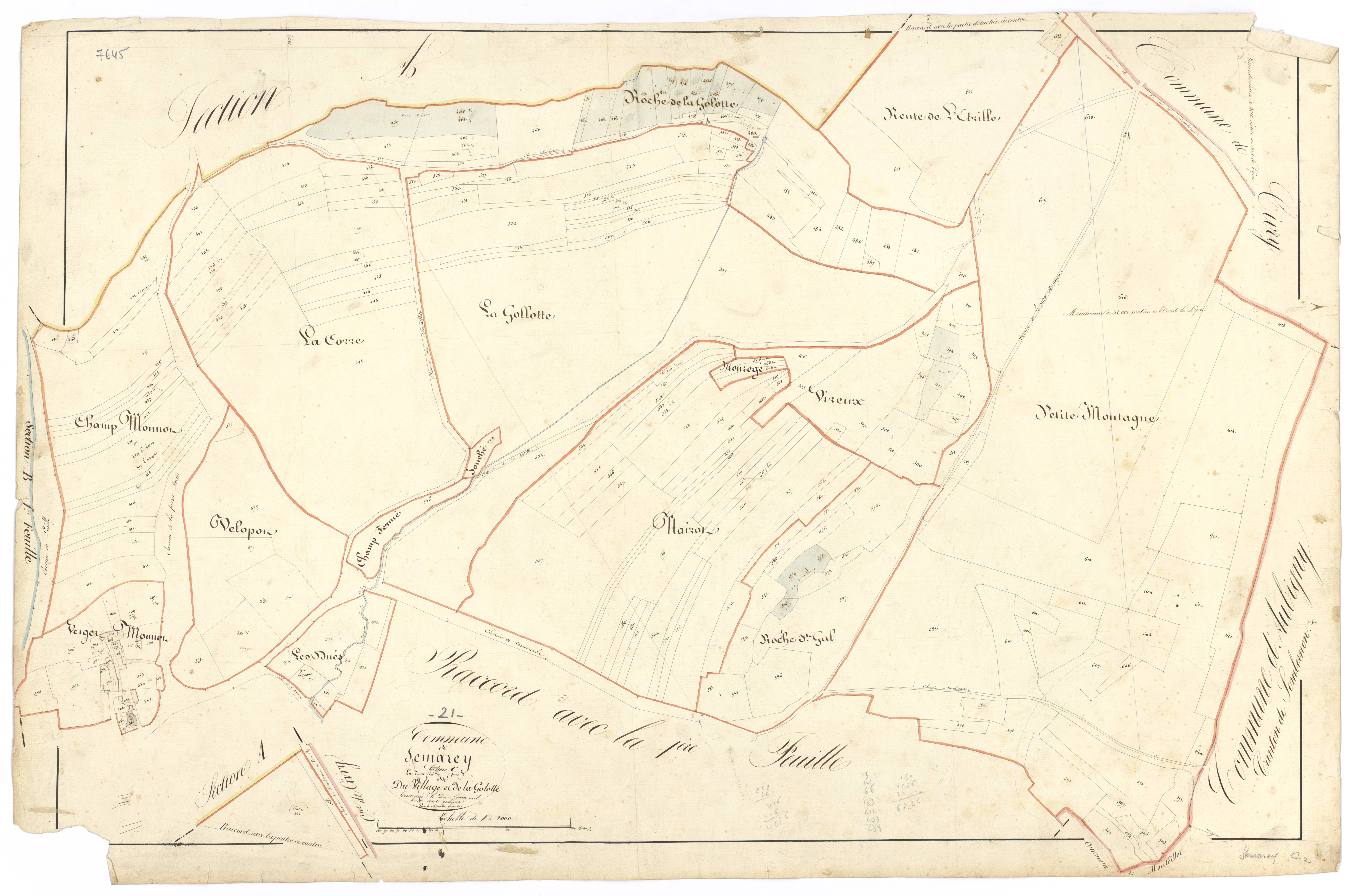 Semarey - Section C2 - 3 P PLAN 600/6