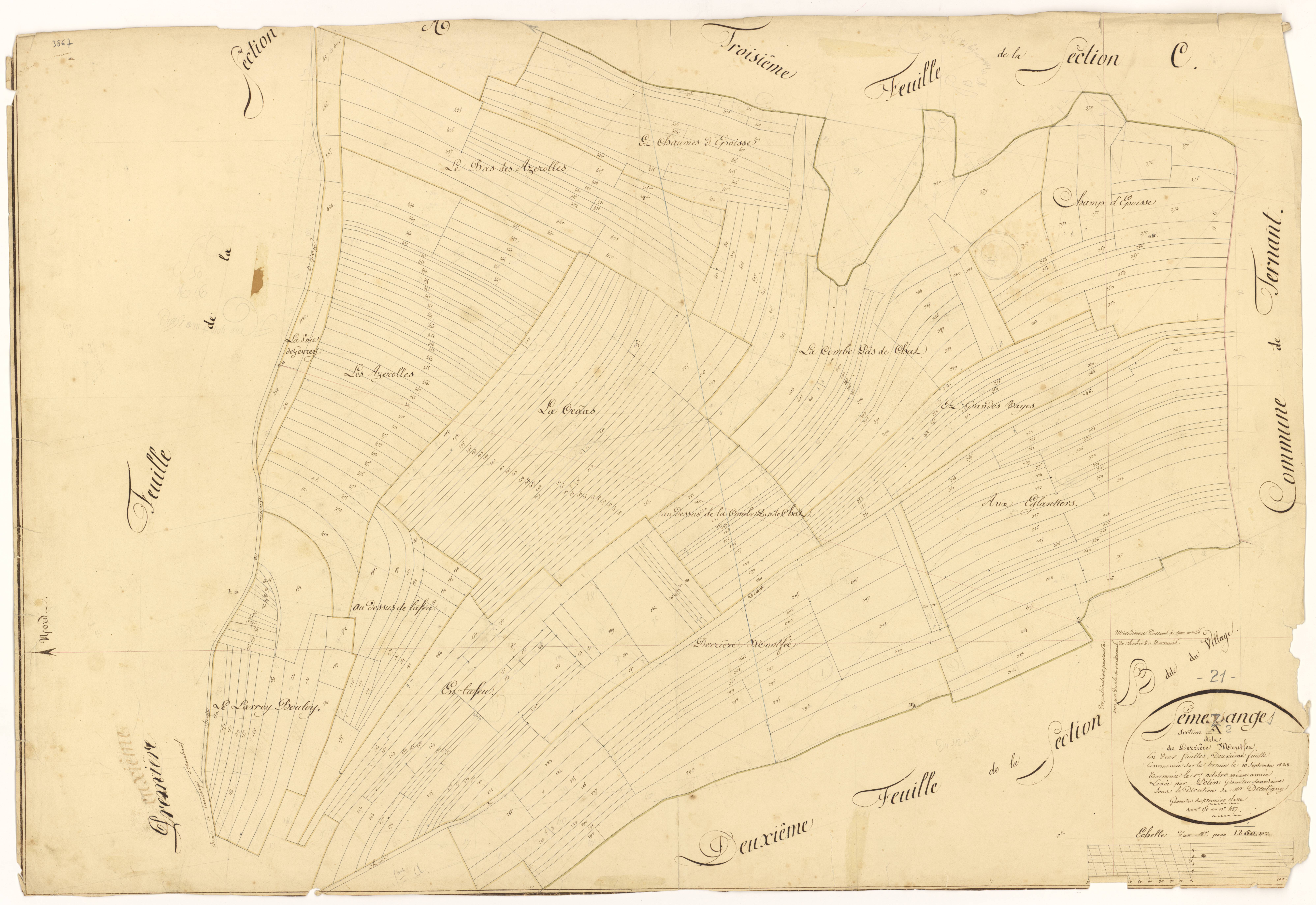 Semezanges - Section A2 - 3 P PLAN 601/3