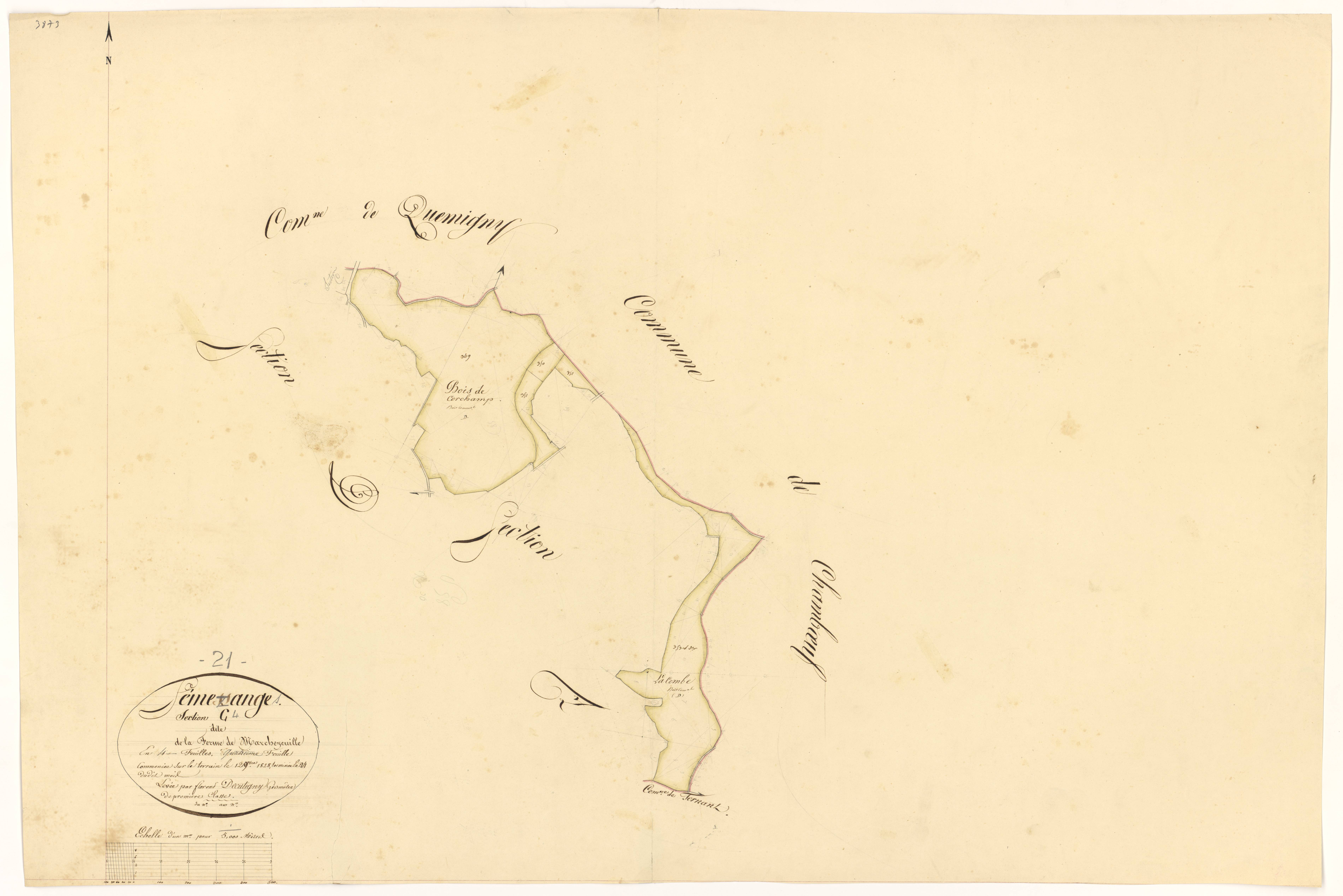 Semezanges - Section C4 - 3 P PLAN 601/9