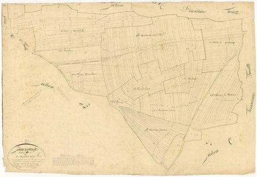 Semezanges - Section D - 3 P PLAN 601/10