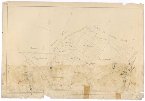 Semur-en-Auxois - Section B3 - 3 P PLAN 603/6