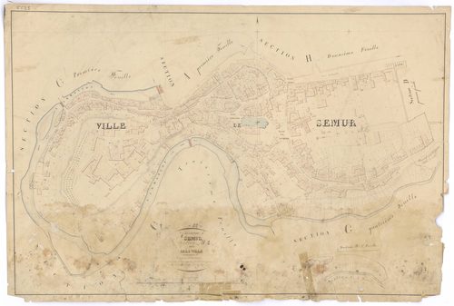 Semur-en-Auxois - Section H1 - 3 P PLAN 603/18