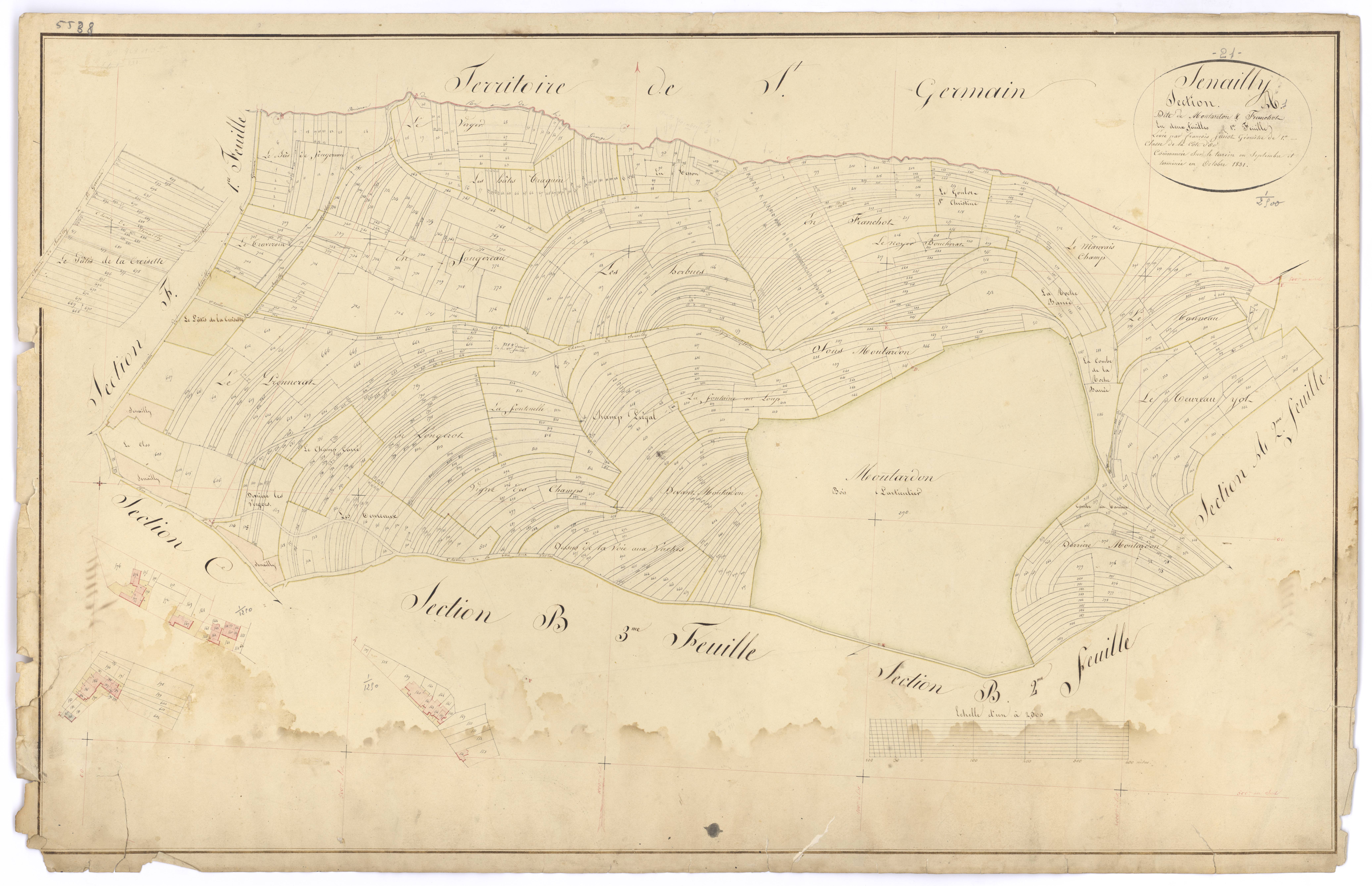 Senailly - Section A1 - 3 P PLAN 604/2