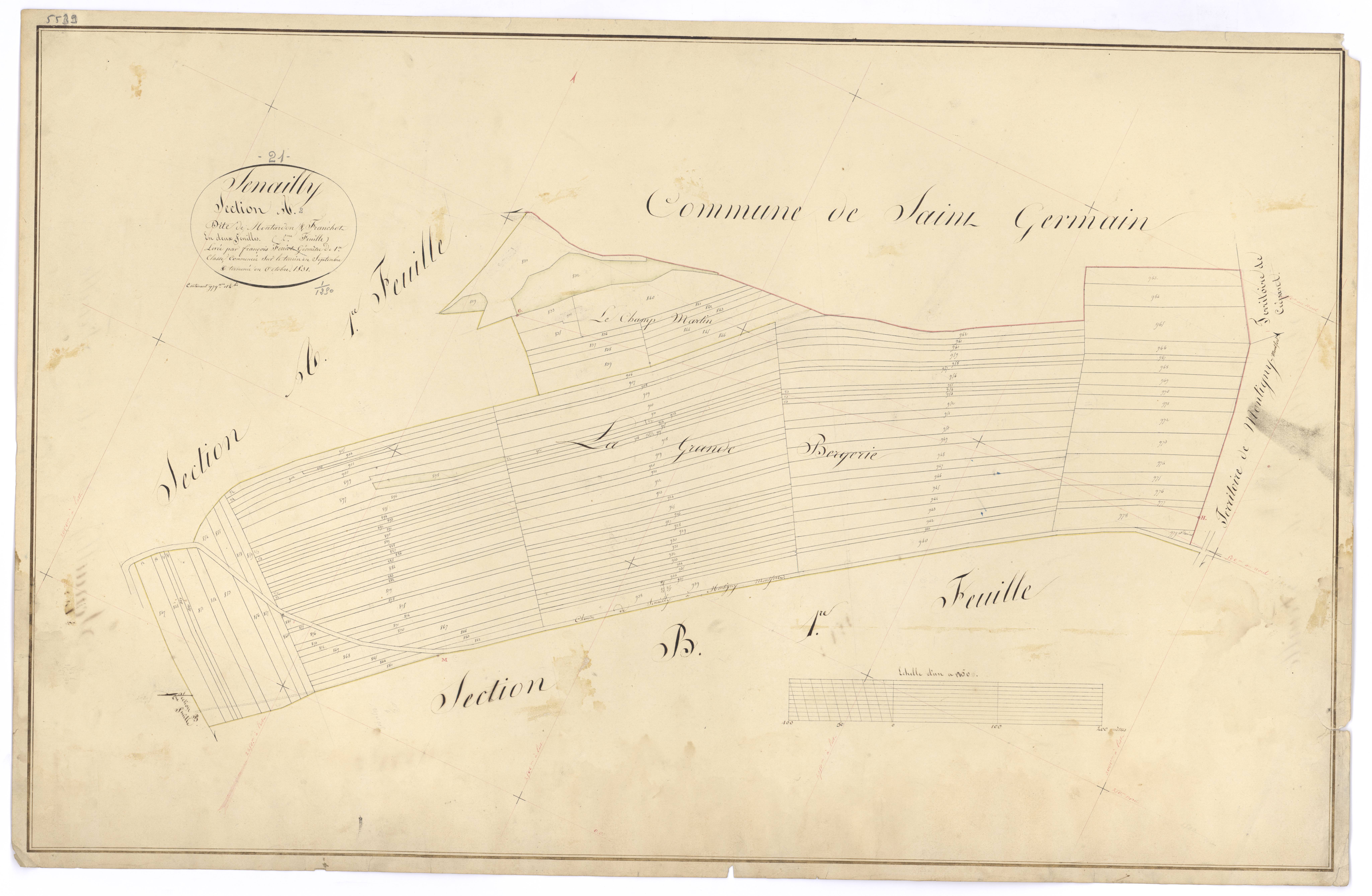 Senailly - Section A2 - 3 P PLAN 604/3