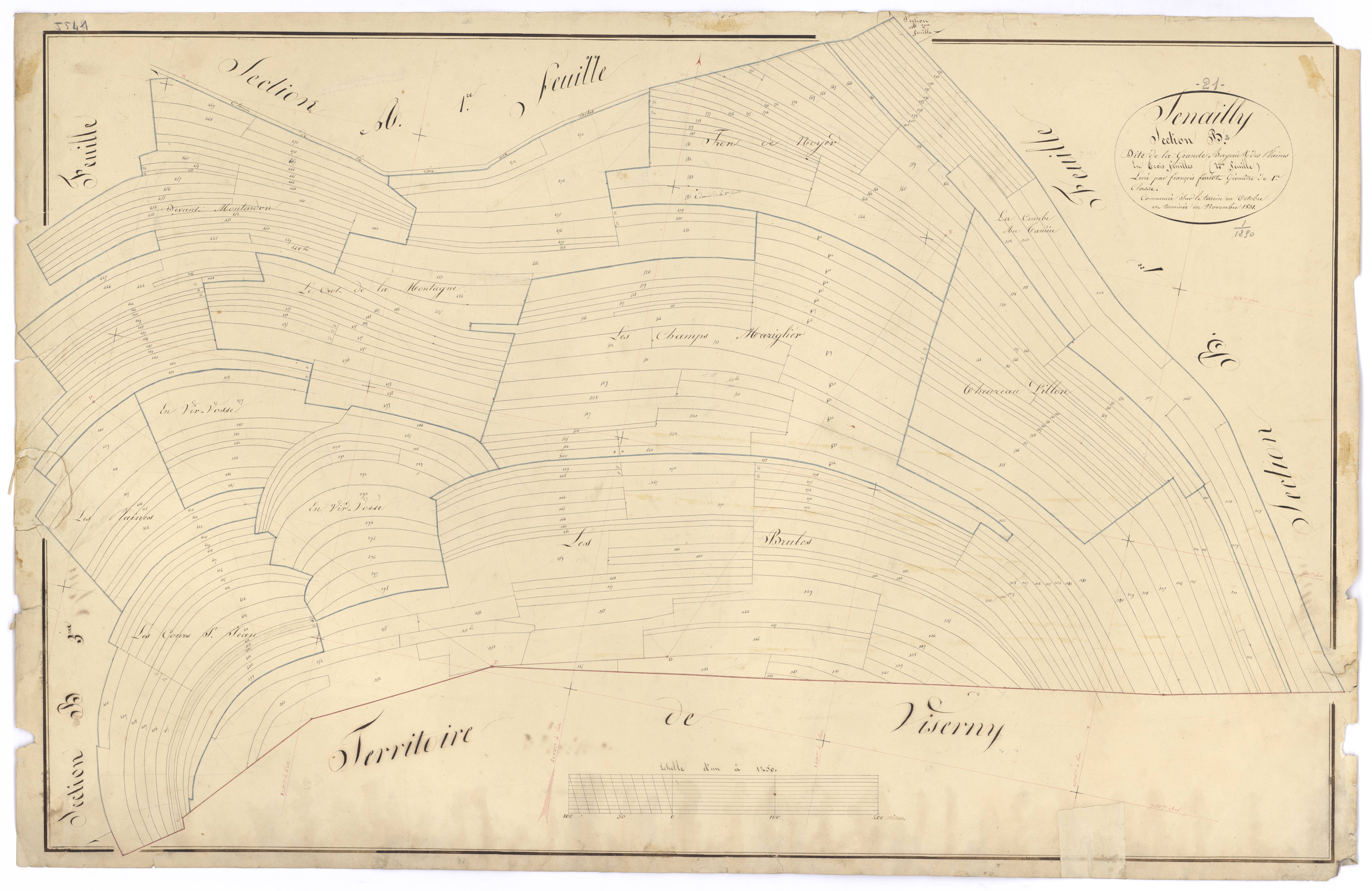 Senailly - Section B2 - 3 P PLAN 604/5
