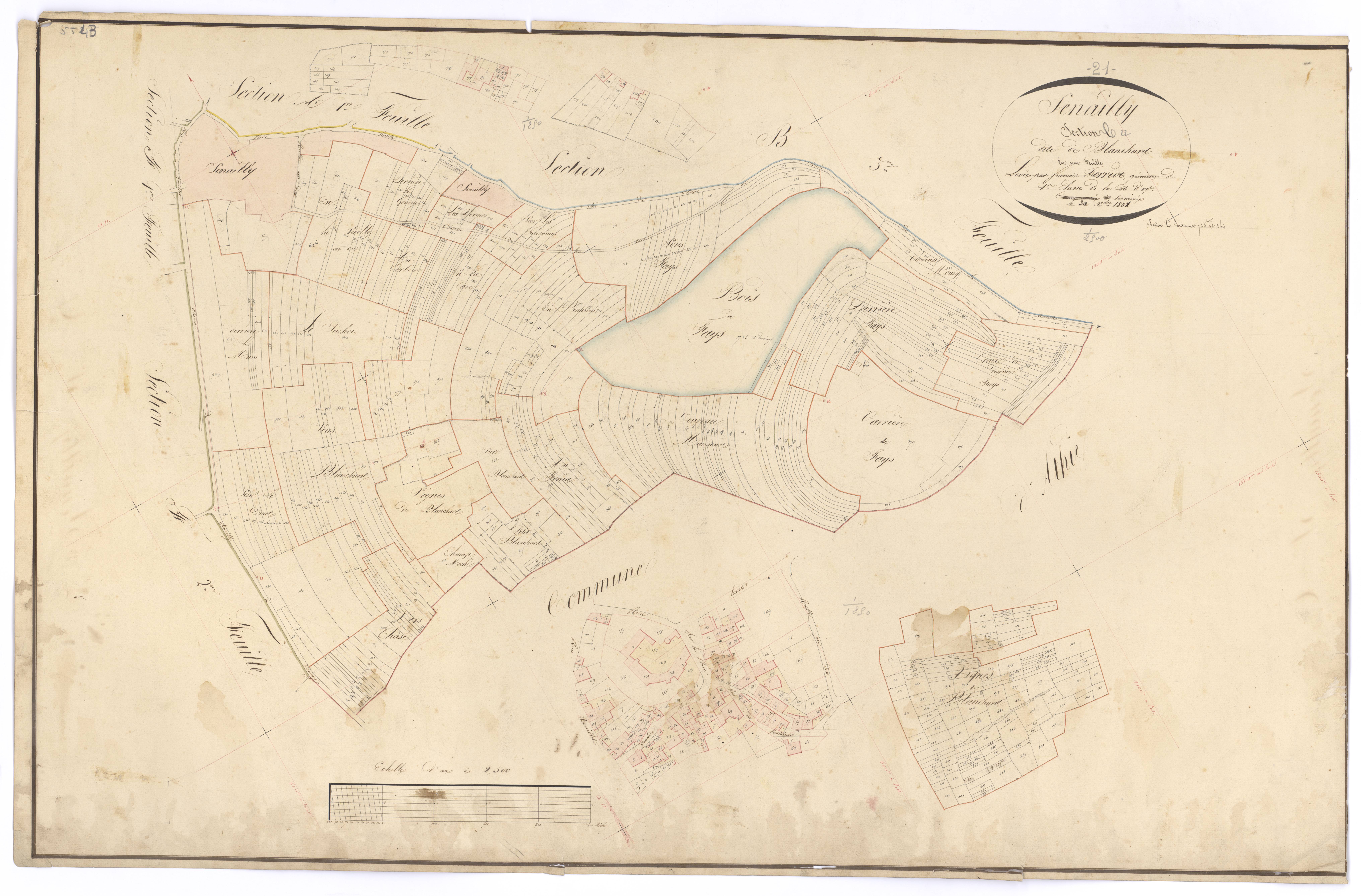 Senailly - Section C - 3 P PLAN 604/7