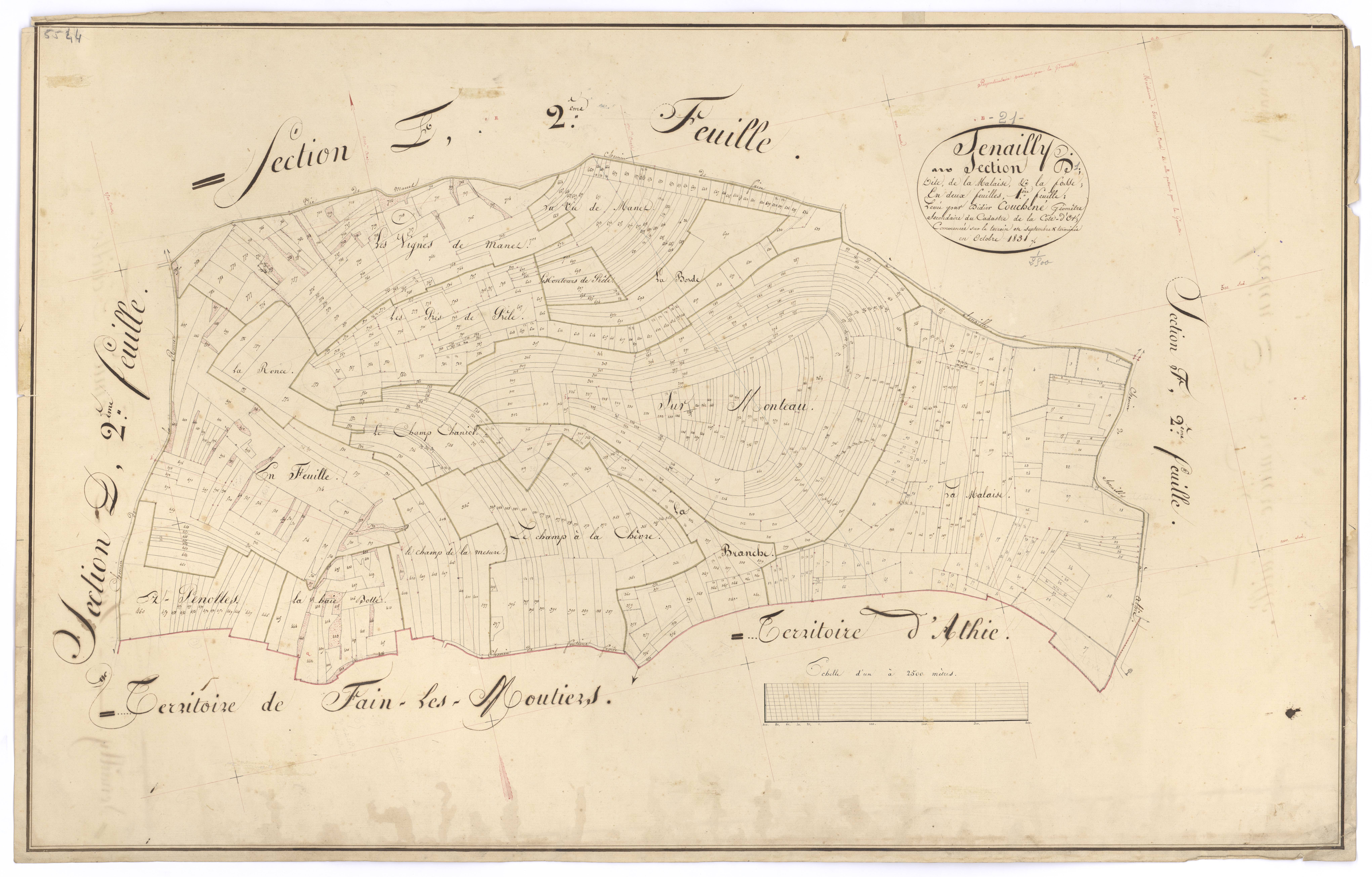 Senailly - Section D1 - 3 P PLAN 604/8