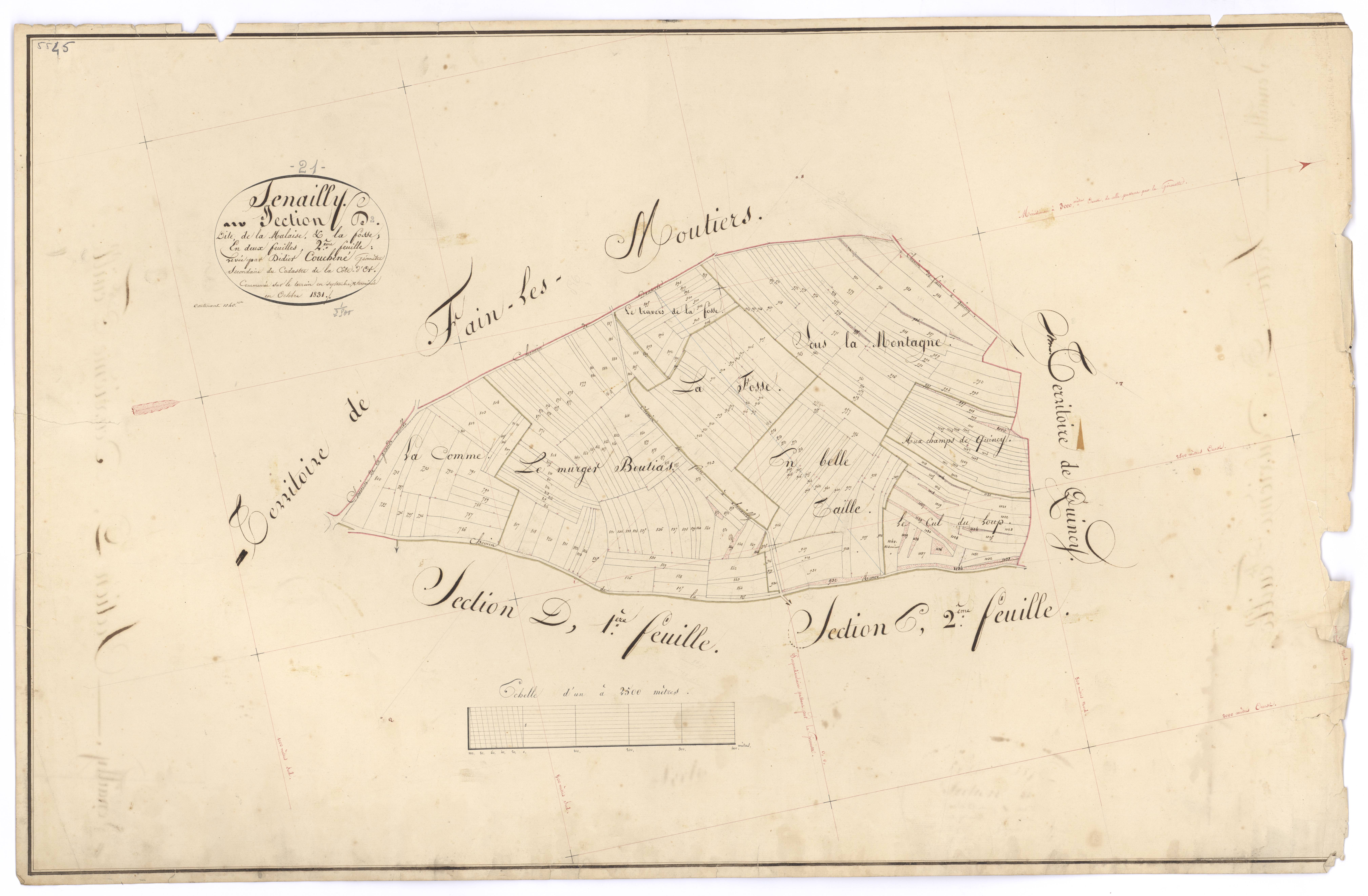 Senailly - Section D2 - 3 P PLAN 604/9
