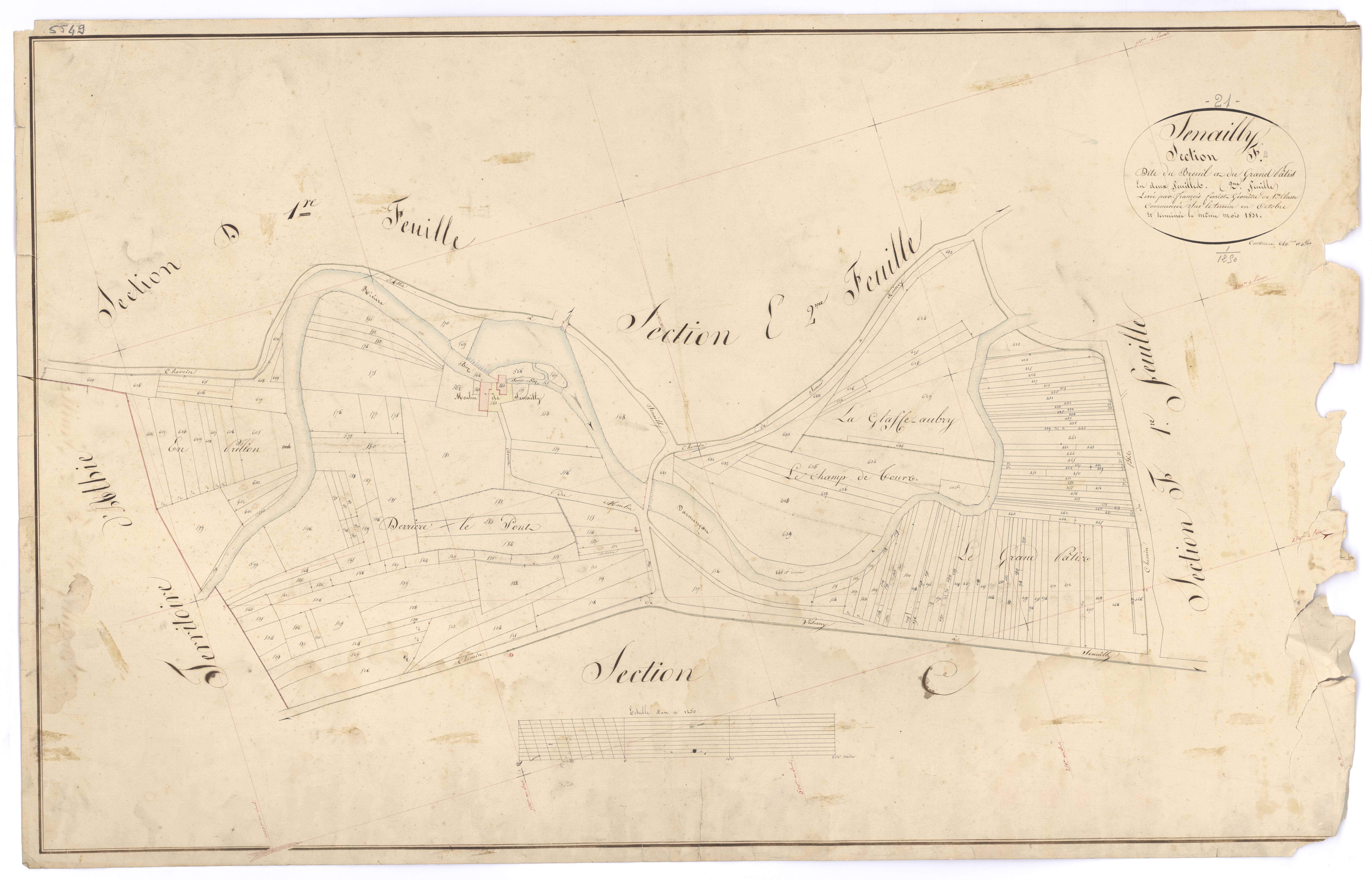Senailly - Section F2 - 3 P PLAN 604/13
