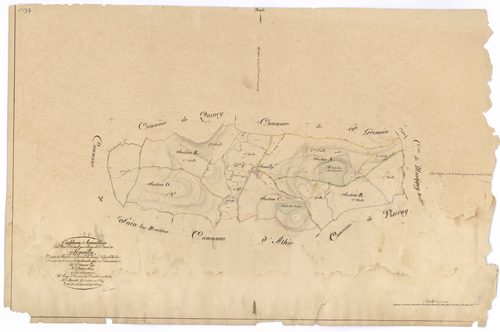 Senailly - Tableau d'assemblage - 3 P PLAN 604/1
