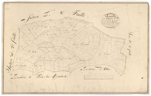 Senailly - Section D1 - 3 P PLAN 604/8