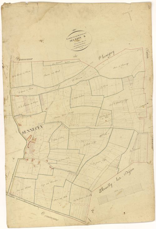Sennecey-lès-Dijon - Section B - 3 P PLAN 605/3