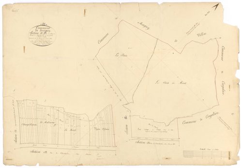 Ladoix-Serrigny - Section A1 - 3 P PLAN 606/2