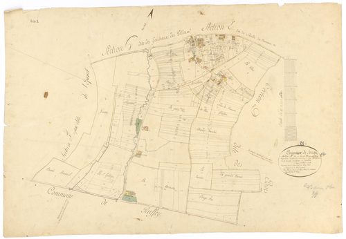 Ladoix-Serrigny - Section F1 - 3 P PLAN 606/8