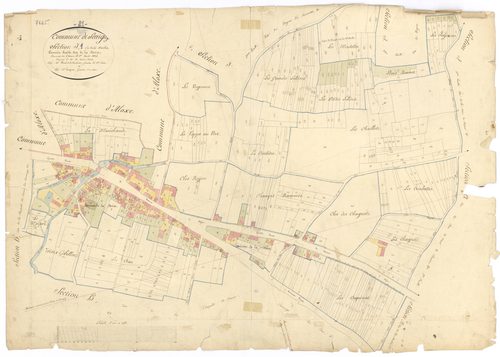 Ladoix-Serrigny - Section I1 - 3 P PLAN 606/12