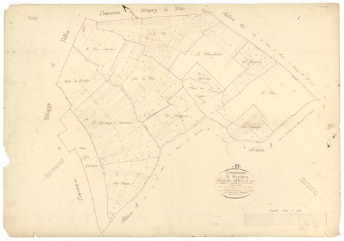 Ladoix-Serrigny - Section I3 - 3 P PLAN 606/14