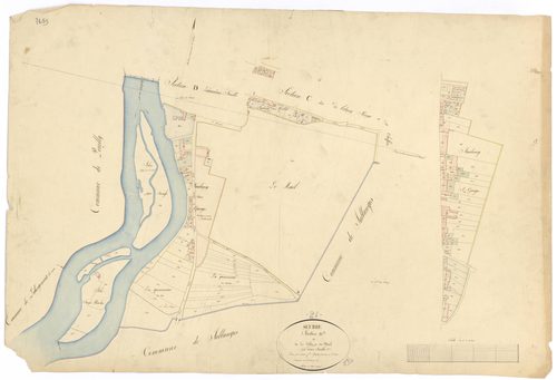 Seurre - Section D2 - 3 P PLAN 607/8