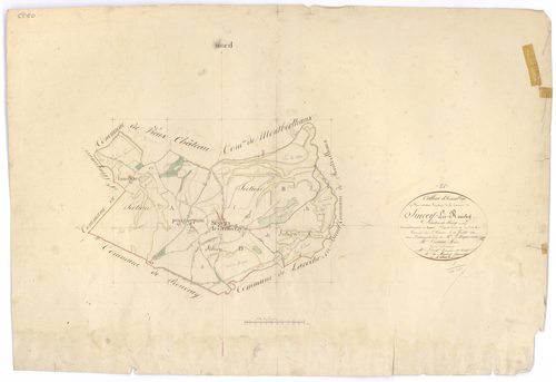 Sincey-lès-Rouvray - Tableau d'assemblage - 3 P PLAN 608/1