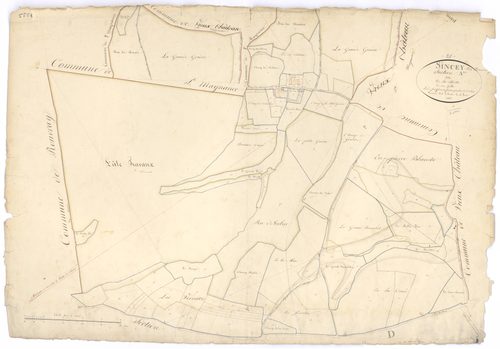 Sincey-lès-Rouvray - Section A - 3 P PLAN 608/2