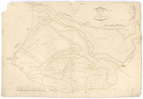 Sincey-lès-Rouvray - Section B - 3 P PLAN 608/3
