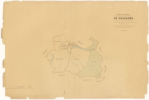 Soissons-sur-Nacey - Tableau d'assemblage - 3 P PLAN 610/1