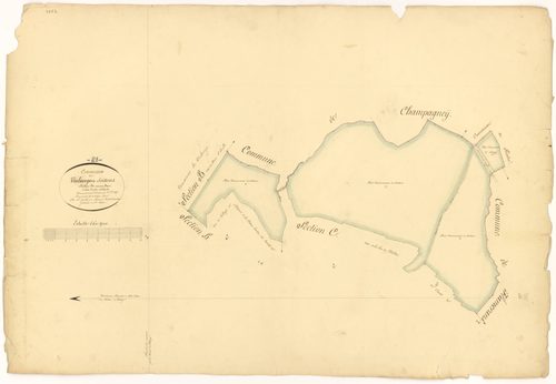 Soissons-sur-Nacey - Section B - 3 P PLAN 610/2