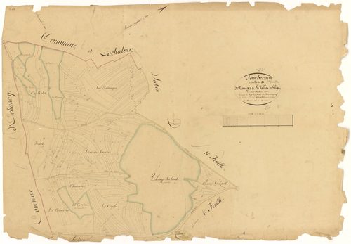 Sombernon - Section D2 - 3 P PLAN 611/12