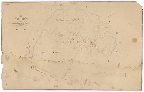 Souhey - Section B - 3 P PLAN 612/3