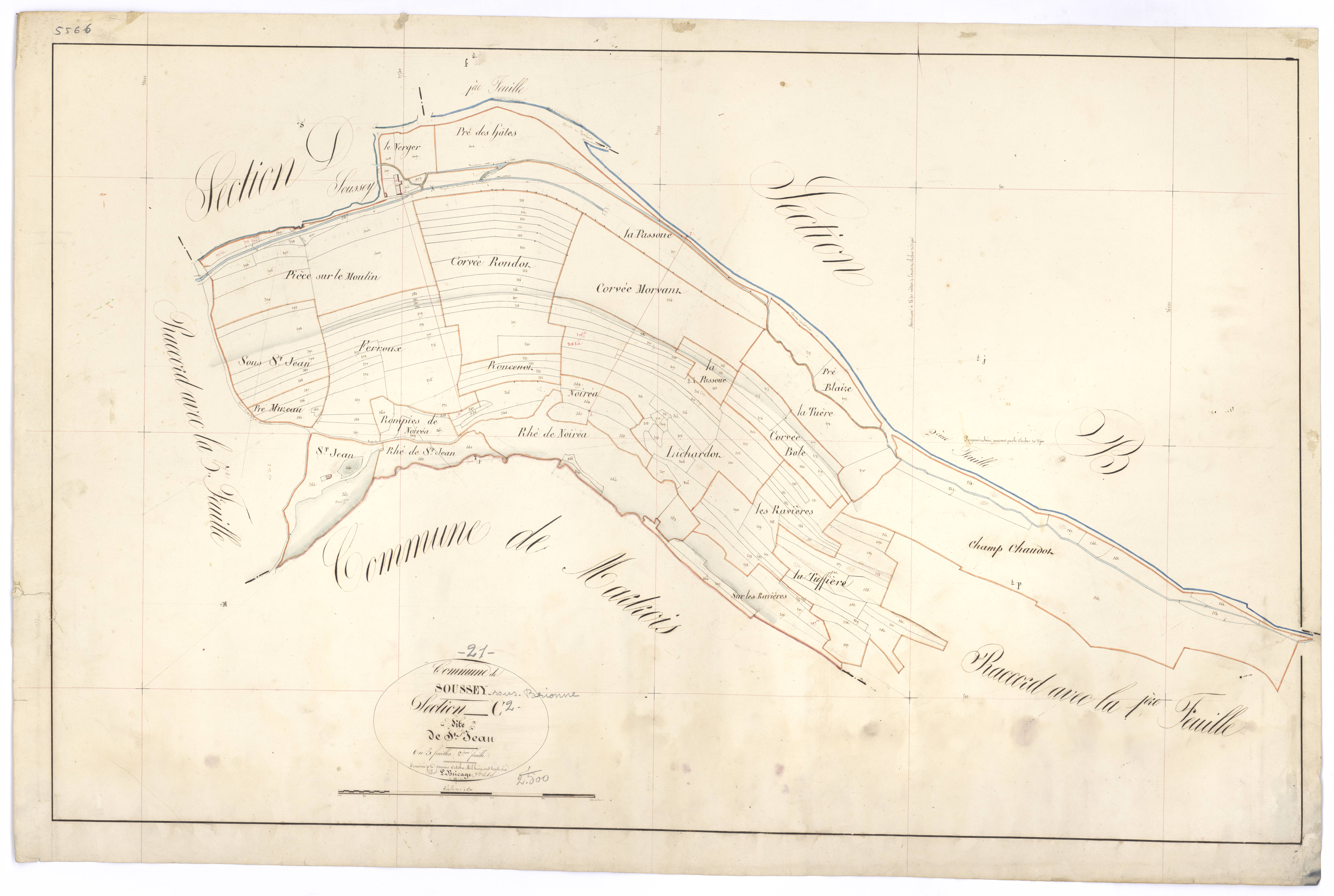 Soussey-sur-Brionne - Section C2 - 3 P PLAN 613/8