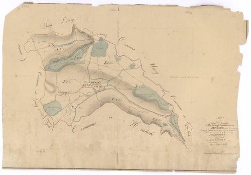 Soussey-sur-Brionne - Tableau d'assemblage - 3 P PLAN 613/1